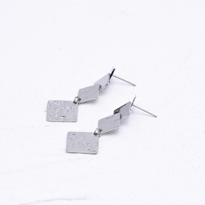 ARETES ZO6662E Plateado Acero Inoxidable F33