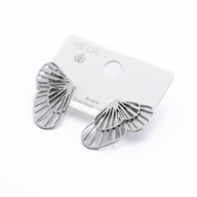 ARETES ZO8889E Plateado Acero Inoxidable G33