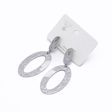 ARETES ZO7069E Plateado Acero Inoxidable G52