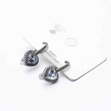 ARETES ZO13536E Plateado Acero Inoxidable G21