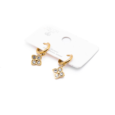 ARETES ZO13671E Dorado Acero Inoxidable G23