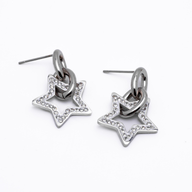 ARETES ZO1241E Plateado Acero Inoxidable G22