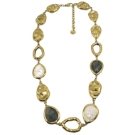 COLLAR ZO13943N Dorado Verde Acero Inoxidable -2D58 2D58