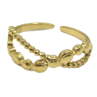 ANILLO ZO14303R Dorado Acero Inoxidable -2A22
