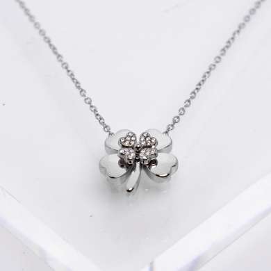 COLLAR ZO12779N Plateado Acero Inoxidable -2D31