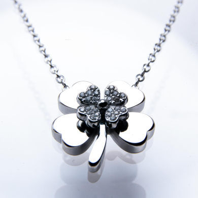 COLLAR ZO12779N Plateado Acero Inoxidable -2D31