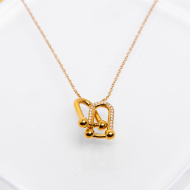 COLLAR ZO13165N Dorado Acero Inoxidable -2D31