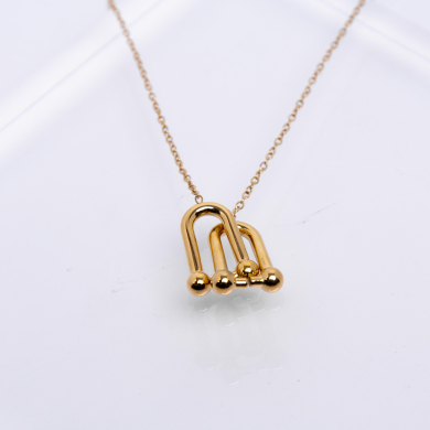 COLLAR ZO13170N Dorado Acero Inoxidable -E12