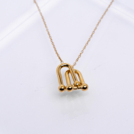 COLLAR ZO13170N Dorado Acero Inoxidable -E12