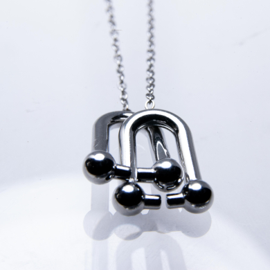 COLLAR ZO13170N Plateado Acero Inoxidable -E12