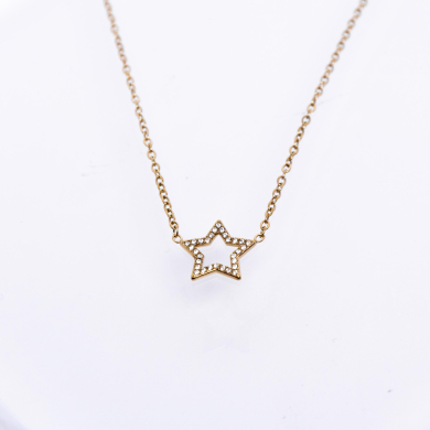 COLLAR ZO12201N Dorado Acero Inoxidable -2D31