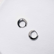 ARETES ZO10528E/11MM Plateado Acero Inoxidable -F23 F23
