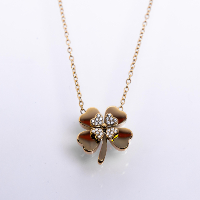 COLLAR ZO12779N Dorado Acero Inoxidable -2D31