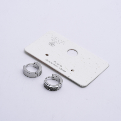 ARETES ZO10539E/8MM/200 Plateado Acero Inoxidable F23