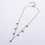 COLLAR Y00210 Plateado Acero Inoxidable -2D24