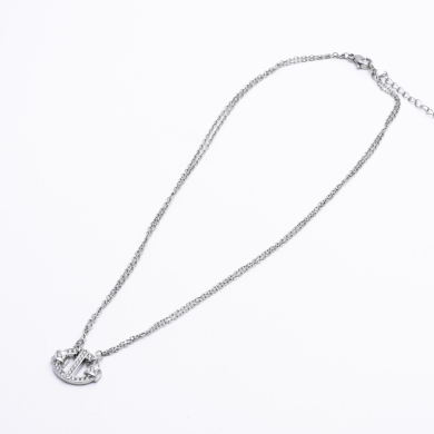 COLLAR ZO13772N Plateado Acero Inoxidable 2D31