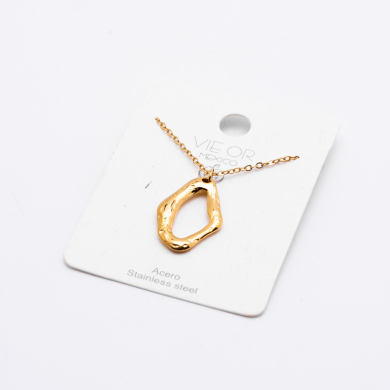 COLLAR ZO13194N Dorado Acero Inoxidable 2D32