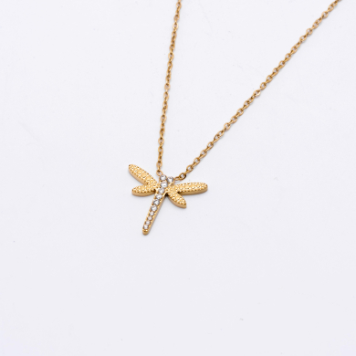 COLLAR ZO9110N Dorado Acero Inoxidable 2D21