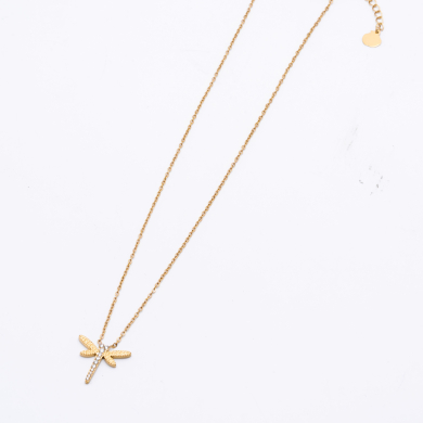 COLLAR ZO9110N Dorado Acero Inoxidable 2D21