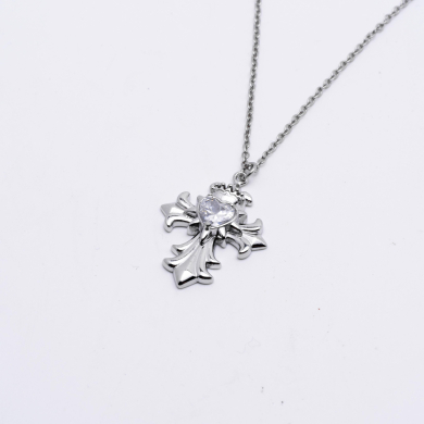 COLLAR ZO13560N Plateado Acero Inoxidable 2D32