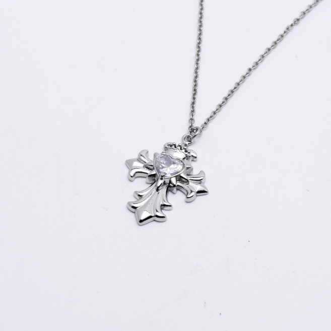 COLLAR ZO13560N Plateado Acero Inoxidable 2D32