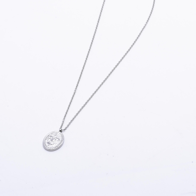 COLLAR ZO964N Plateado Acero Inoxidable 2D32