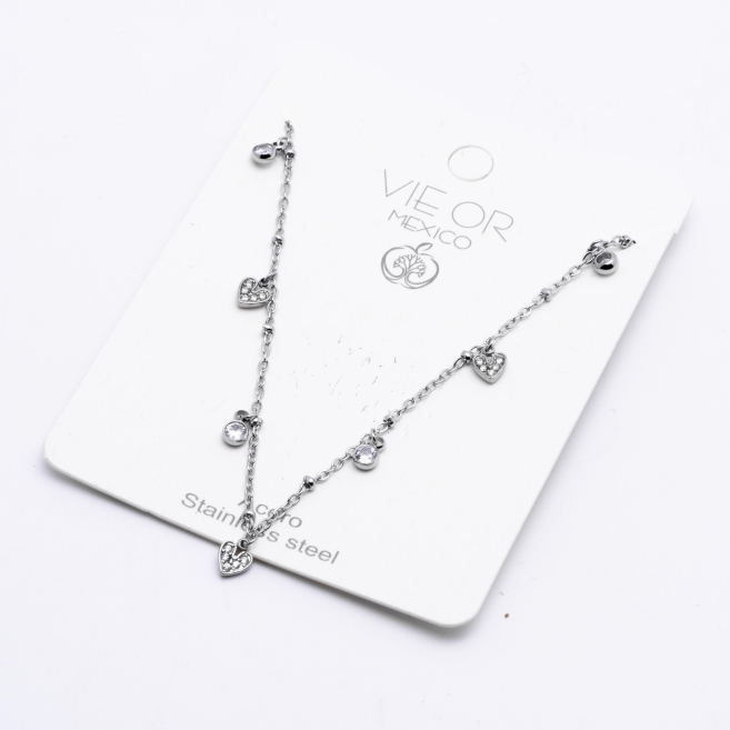 COLLAR ZO13711N Plateado Acero Inoxidable E26