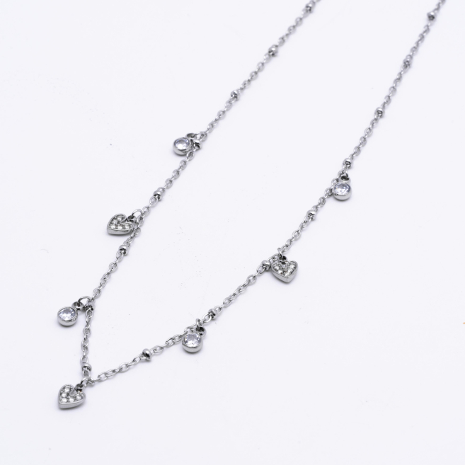 COLLAR ZO13711N Plateado Acero Inoxidable E26