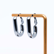 ARETES ZO12973E Plateado Acero Inoxidable -F29