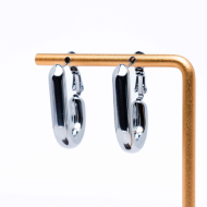 ARETES ZO12973E Plateado Acero Inoxidable -F29