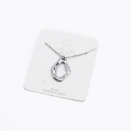 COLLAR ZO13194N Plateado Acero Inoxidable 2D32