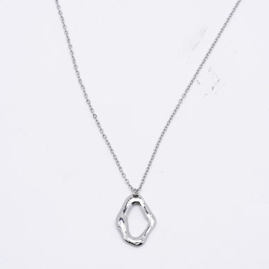 COLLAR ZO13194N Plateado Acero Inoxidable 2D32