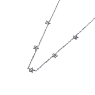 COLLAR ZO13698N Plateado Acero Inoxidable 2D21