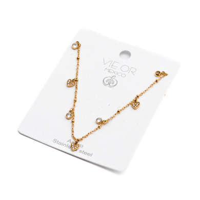 COLLAR ZO13711N Dorado Acero Inoxidable E26