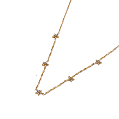 COLLAR ZO13698N Dorado Acero Inoxidable 2D21