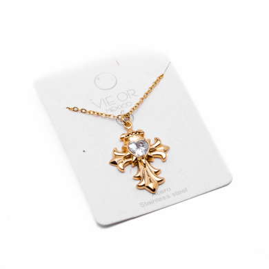 COLLAR ZO13560N Dorado Acero Inoxidable 2D32