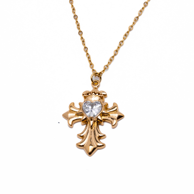 COLLAR ZO13560N Dorado Acero Inoxidable 2D32