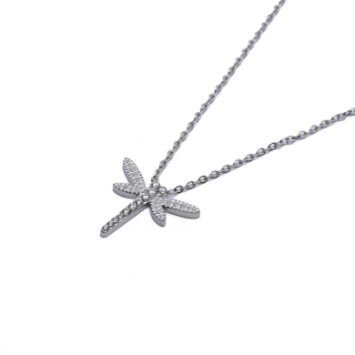 COLLAR ZO9110N Plateado Acero Inoxidable 2D21