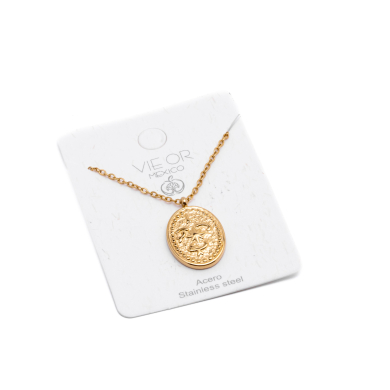 COLLAR ZO964N Dorado Acero Inoxidable 2D32