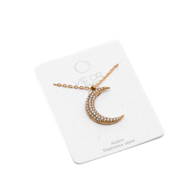 COLLAR ZO1363N Dorado Acero Inoxidable 2D21