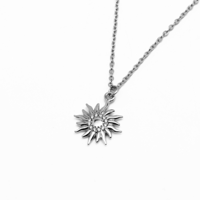 COLLAR ZO13677N Plateado Acero Inoxidable 2D31