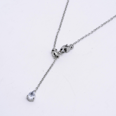 COLLAR ZO14081N Plateado Acero Inoxidable 2D11