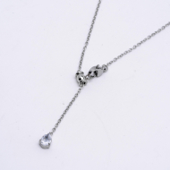 COLLAR ZO14081N Plateado Acero Inoxidable 2D11