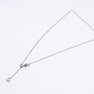 COLLAR ZO14081N Plateado Acero Inoxidable 2D11