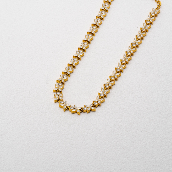 COLLAR ZO12872N Dorado Acero Inoxidable -E32