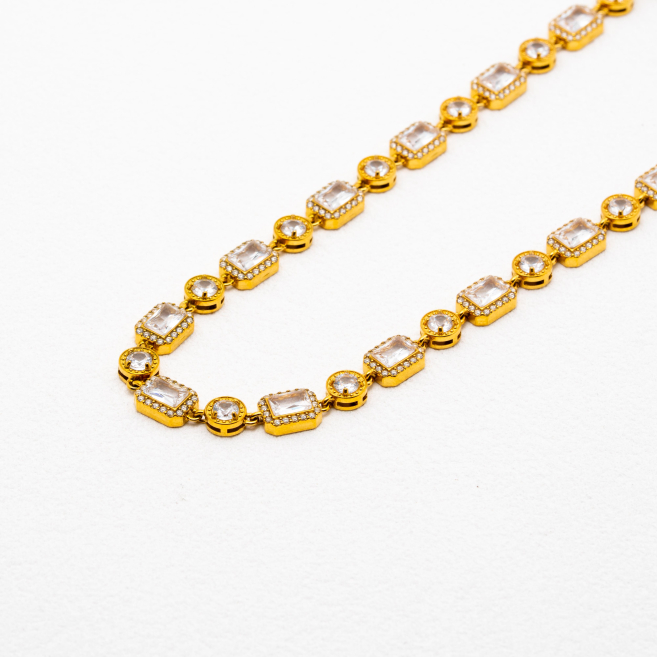 COLLAR ZO12854N Dorado Acero Inoxidable -E42