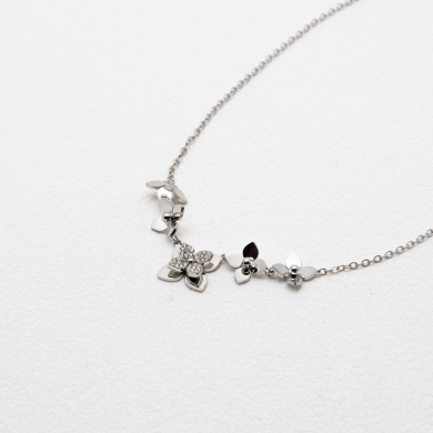 COLLAR ZO12780N Plateado Acero Inoxidable -E45