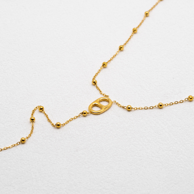 COLLAR ZO14066N Dorado Acero Inoxidable 2D52