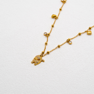 COLLAR ZO12782N Dorado Acero Inoxidable -E43