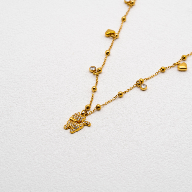 COLLAR ZO12782N Dorado Acero Inoxidable -E43